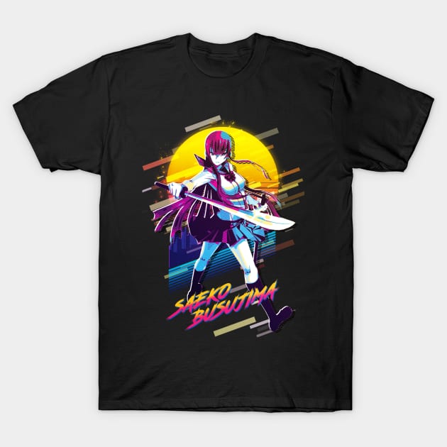 Highschool of the Dead - Saeko Busujima T-Shirt by 80sRetro